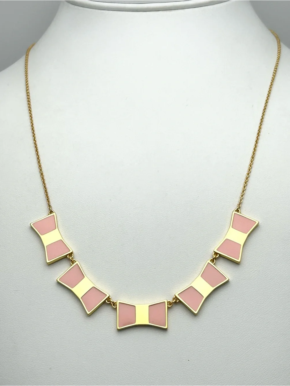 Kate Spade Pink Bow Shoppe Necklace - Picture 2 of 3